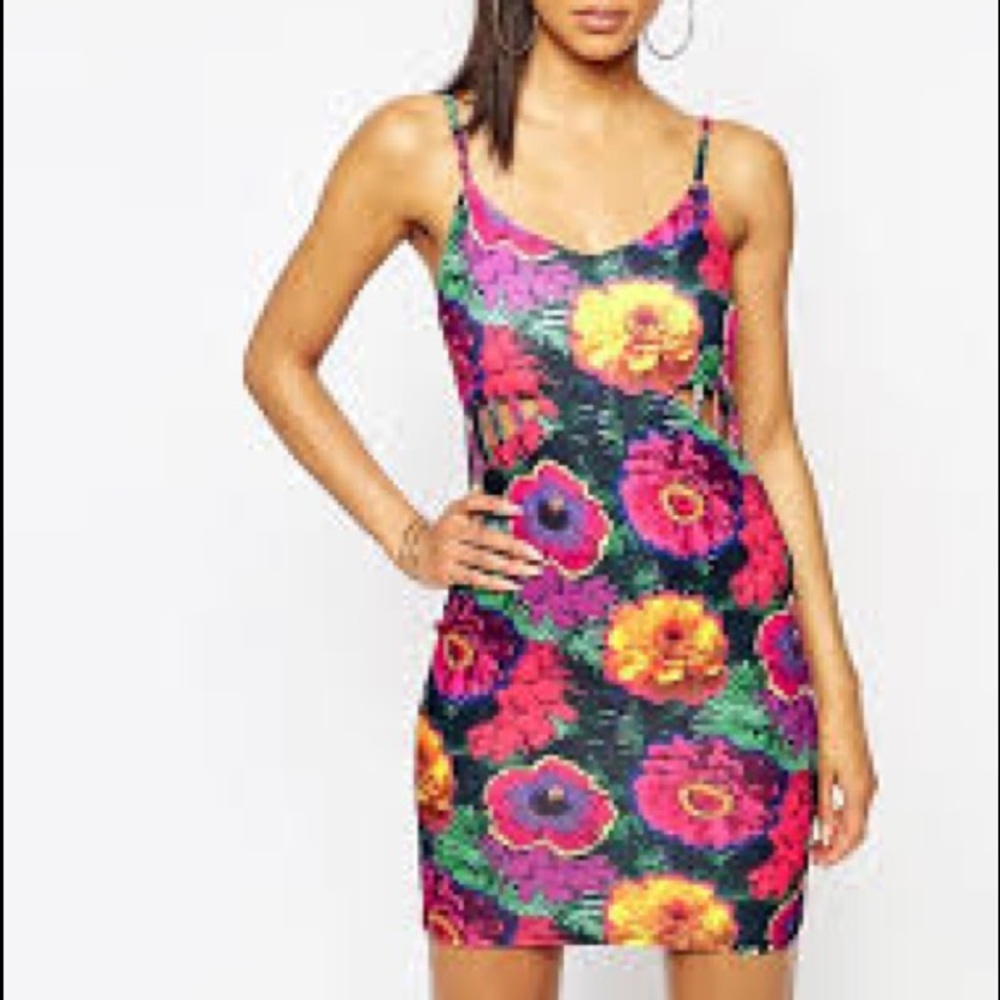 Tropical Floral print dress